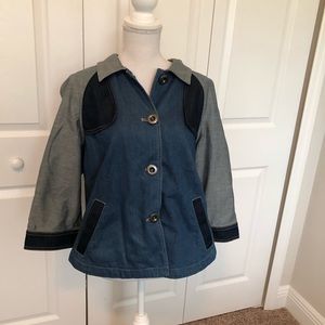 Chico’s Denim Blazer size 2 Large